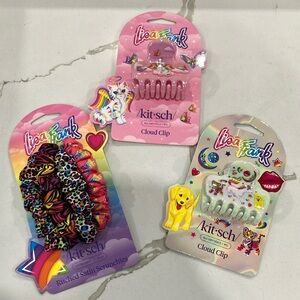 Lisa Frank x Kitsch Cloud Clip and Scrunchies Set